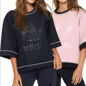 adidas reversible 3/4 sweatshirt